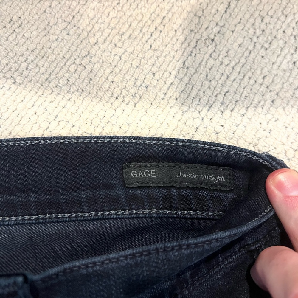 Citizen of Humanity-Gage Classic Straight Jeans- Color: Hyde/Dark Indigo - Picture 6 of 7